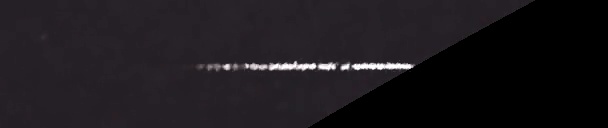 Unprocessed fireball image