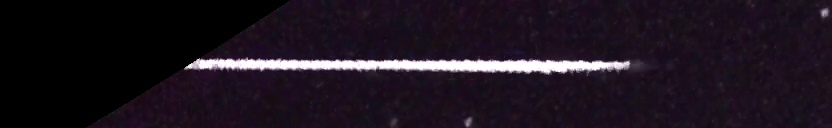 Unprocessed fireball image