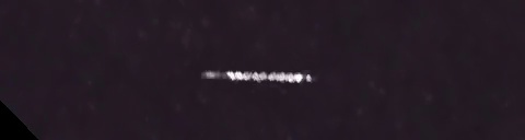 Unprocessed fireball image