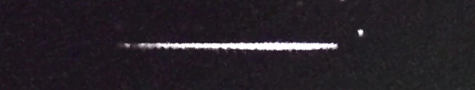 Unprocessed fireball image