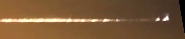 Unprocessed fireball image