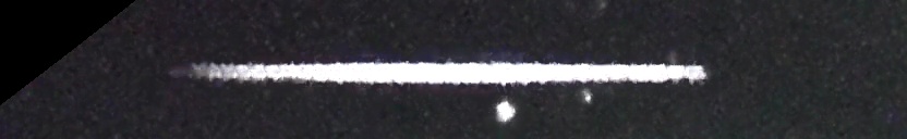 Unprocessed fireball image