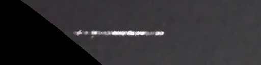 Unprocessed fireball image