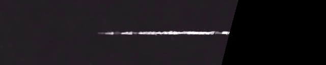 Unprocessed fireball image