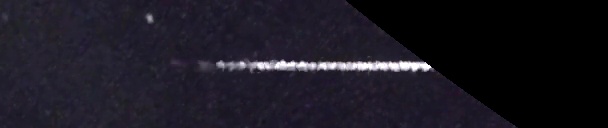 Unprocessed fireball image