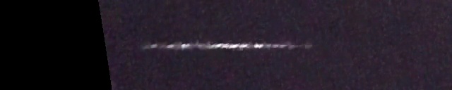 Unprocessed fireball image