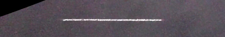 Unprocessed fireball image