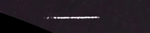 Unprocessed fireball image