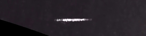 Unprocessed fireball image