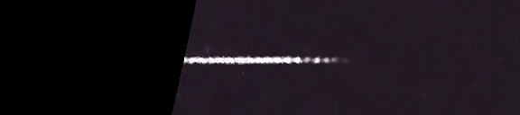 Unprocessed fireball image