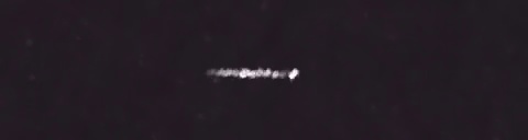 Unprocessed fireball image