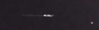 Unprocessed fireball image