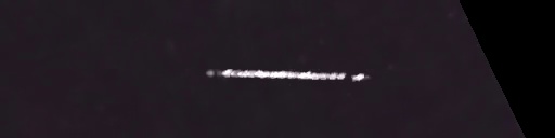 Unprocessed fireball image