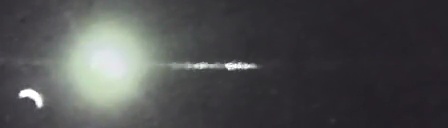 Unprocessed fireball image