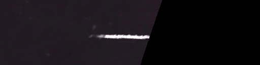 Unprocessed fireball image