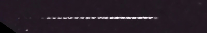 Unprocessed fireball image