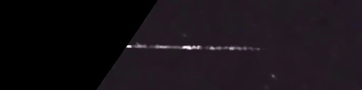 Unprocessed fireball image