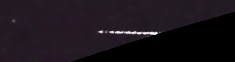 Unprocessed fireball image