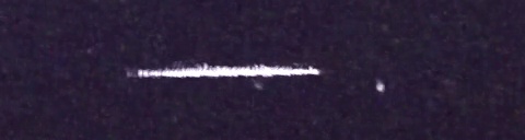 Unprocessed fireball image