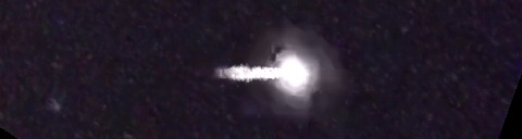 Unprocessed fireball image