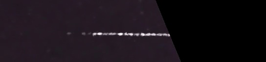 Unprocessed fireball image