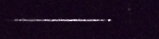 Unprocessed fireball image