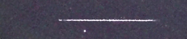 Unprocessed fireball image