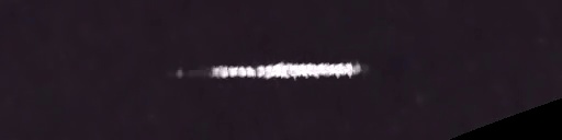 Unprocessed fireball image