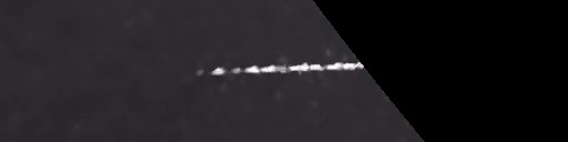 Unprocessed fireball image