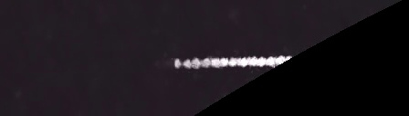Unprocessed fireball image