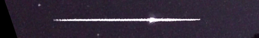 Unprocessed fireball image