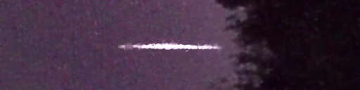Unprocessed fireball image