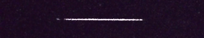 Unprocessed fireball image