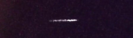 Unprocessed fireball image