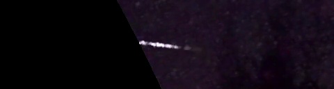 Unprocessed fireball image