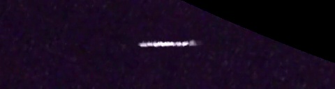 Unprocessed fireball image