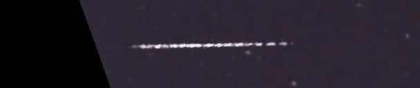 Unprocessed fireball image