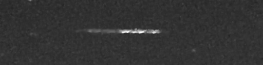 Unprocessed fireball image