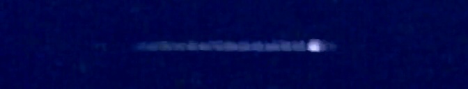 Unprocessed fireball image