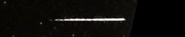 Unprocessed fireball image