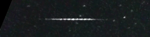 Unprocessed fireball image