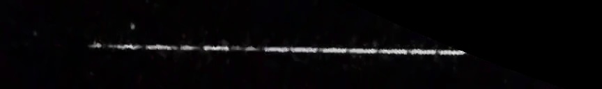 Unprocessed fireball image