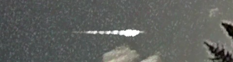 Unprocessed fireball image