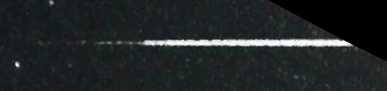 Unprocessed fireball image