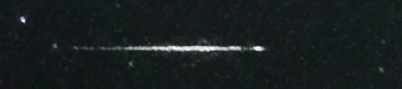 Unprocessed fireball image