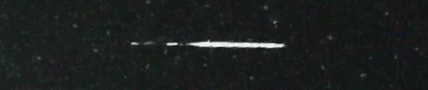 Unprocessed fireball image