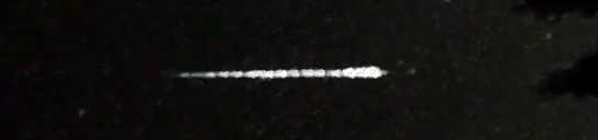 Unprocessed fireball image