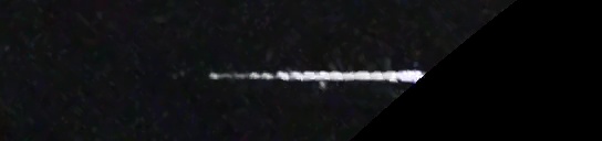 Unprocessed fireball image