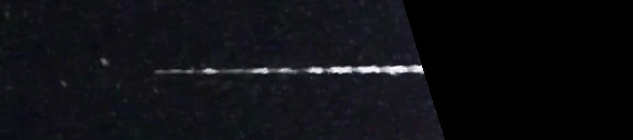 Unprocessed fireball image