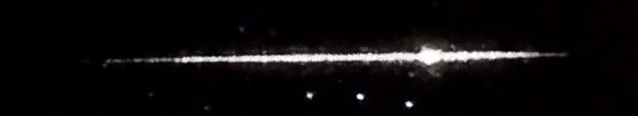 Unprocessed fireball image